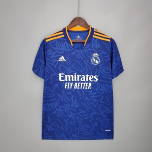 21/22 Real Madrid away Soccer Jersey