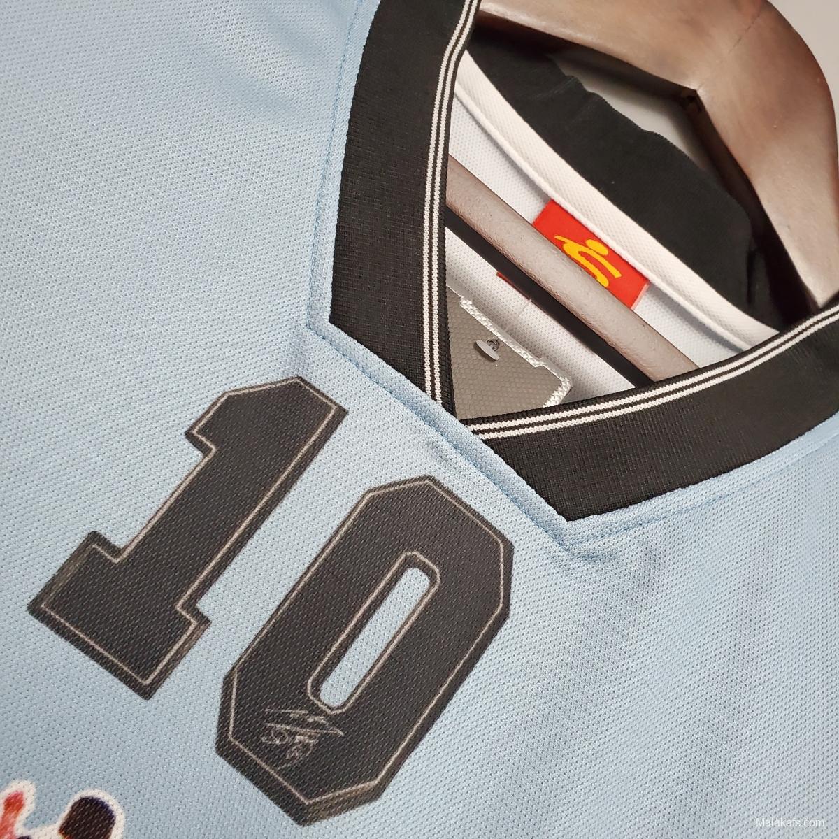 Argentina 2001 - Retro version jersey - #10 Maradona