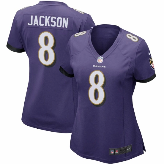Women's Lamar Jackson Purple Player Limited Team Jersey