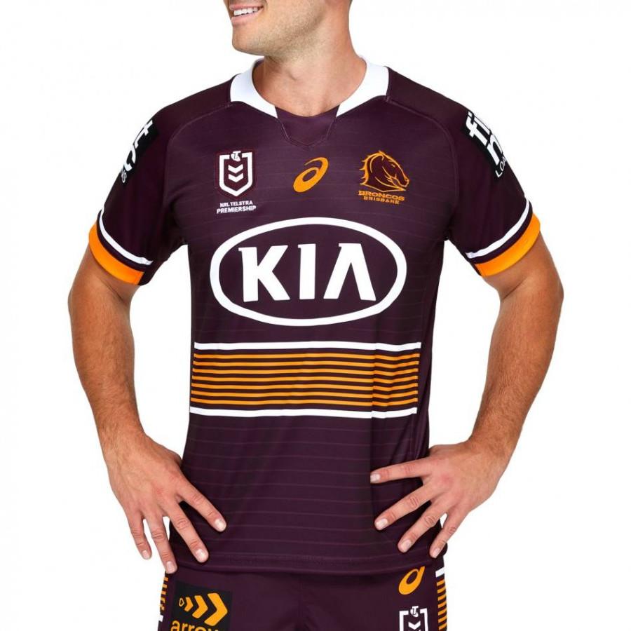 Brisbane Broncos 2021 Men's Home Rugby Jersey