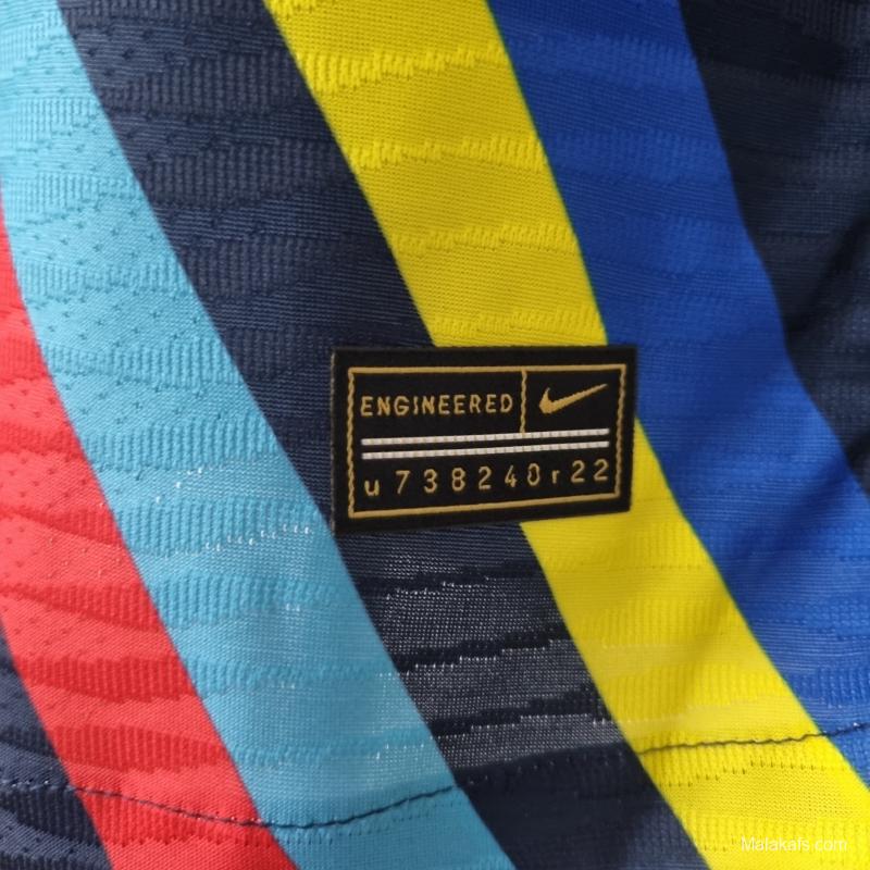 Barcelona 22/23 Soccer Jersey Cyan