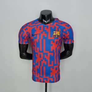 Barcelona 22/23 Pre-match Jersey Player Version Red and Blue