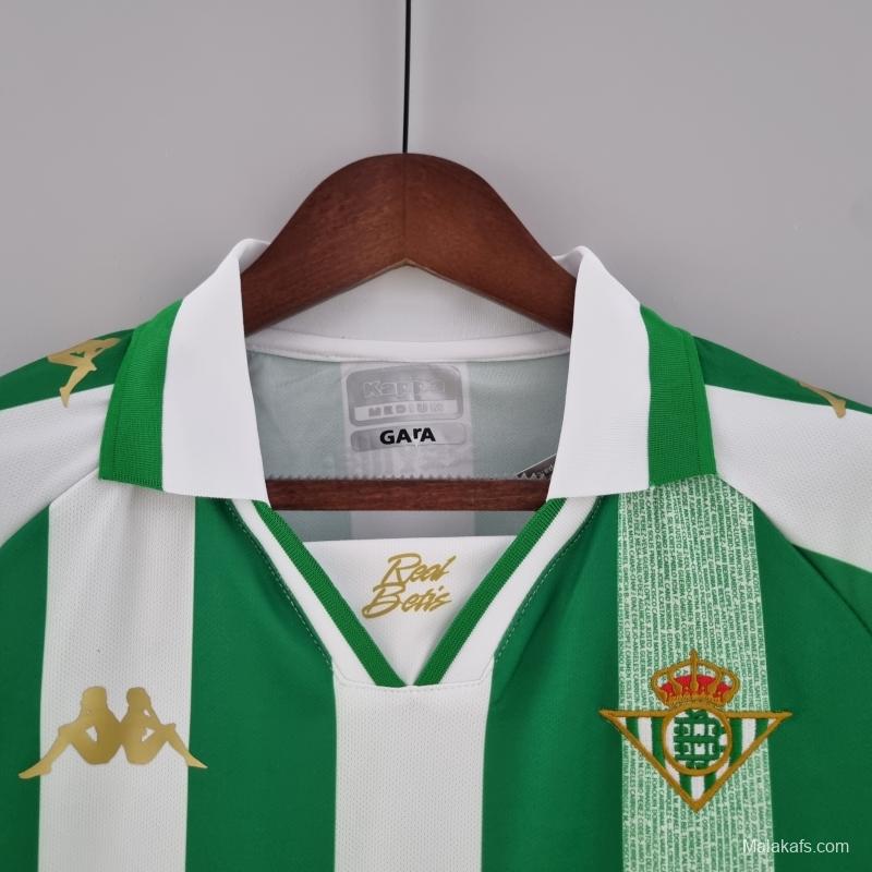 22/23 Real Betis King's Cup Version Home Soccer Jersey