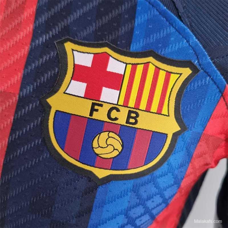 Barcelona 22-23 Home Soccer Jersey Player Version