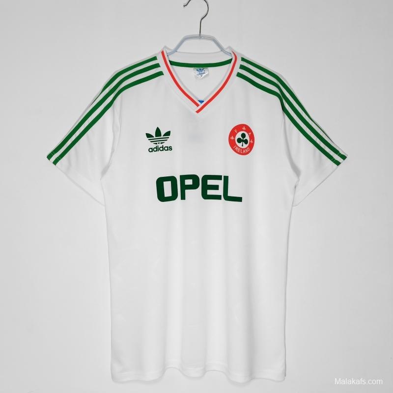 Retro 1990/92 Ireland Away Soccer Jersey