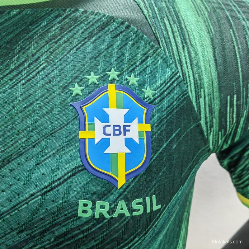 Brazil 2022 Jersey Player Version Green Special