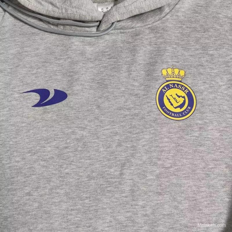 Al-Nassr FC 22/23 Home  - CR7 Ronaldo - Grey Hoodie