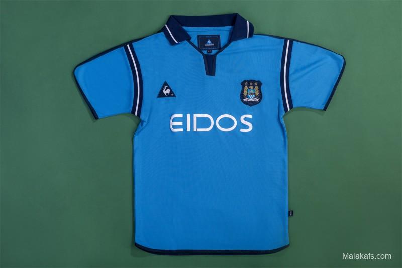 Retro 01/02 Manchester City Home Jersey