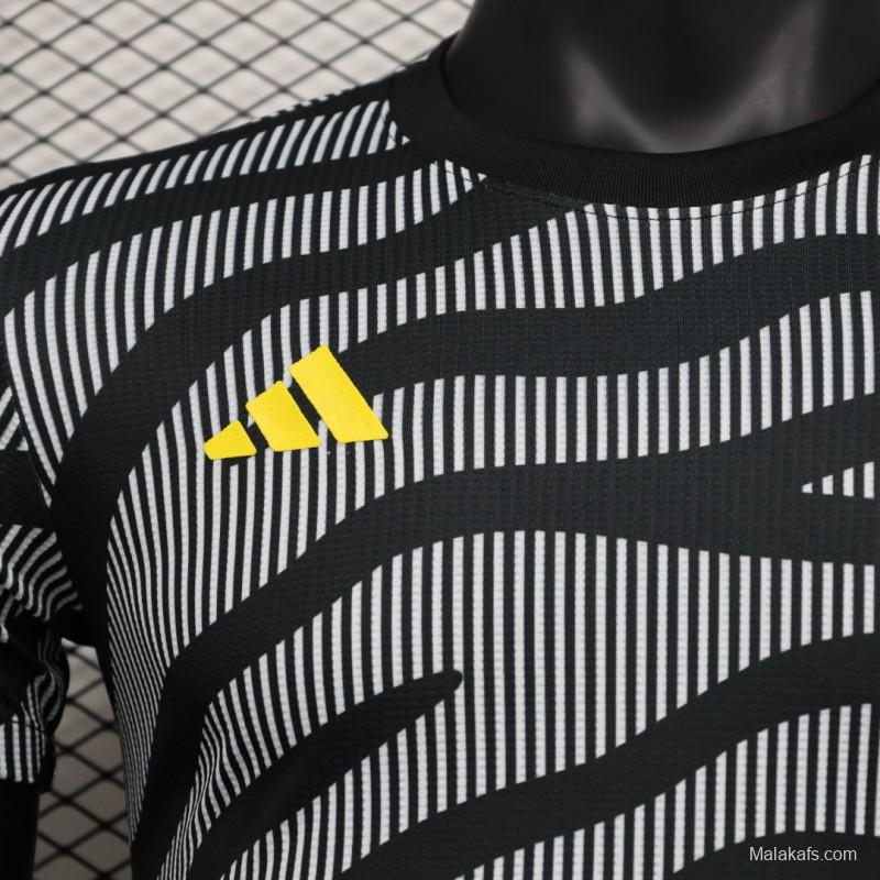 Player Version 23/24 Juventus Third Black Stripe Training Jersey