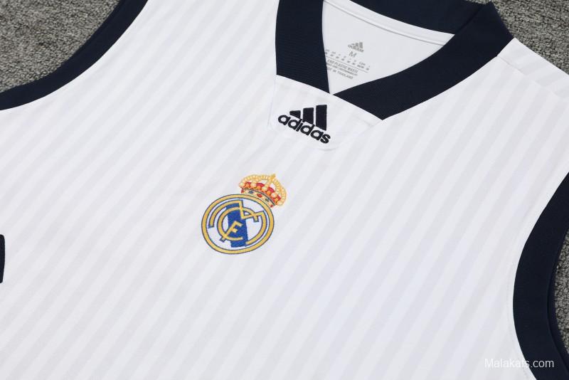 23-24 Real Madrid Remake Icon White Vest Jersey+Shorts