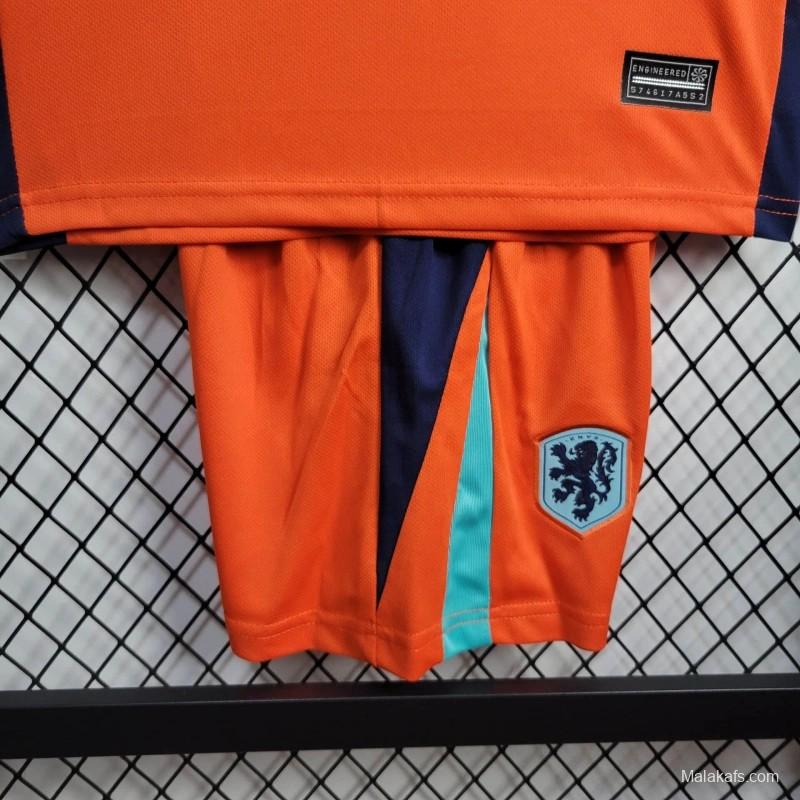 2024 KIDS Netherlands Home Jersey