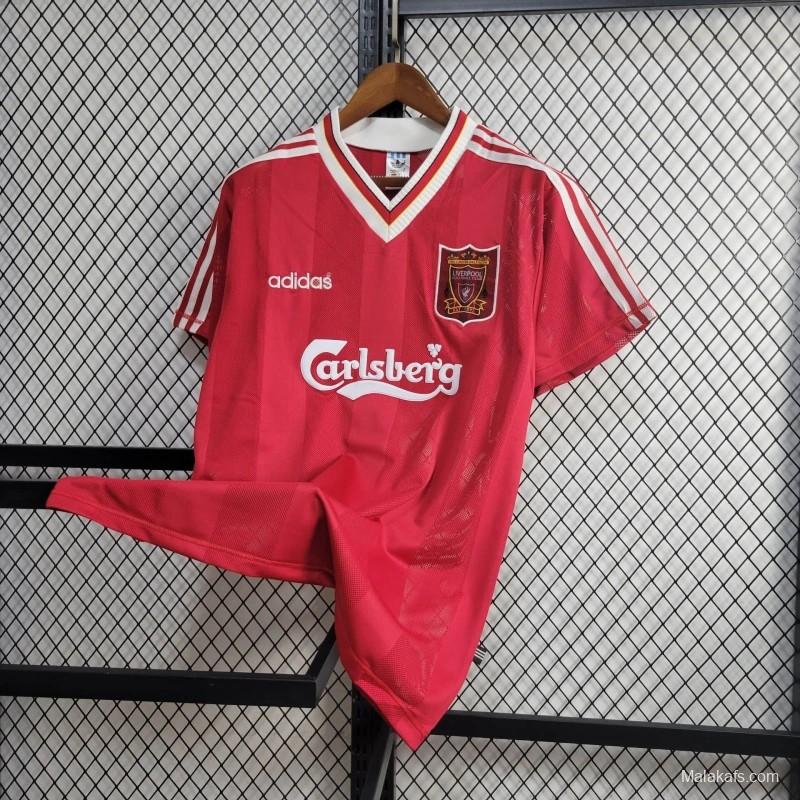 Retro 1995/96 Liverpool Home Jersey