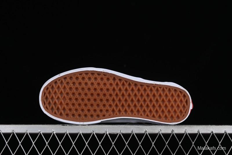 Vans Authentic Golden Coast Classic Checkerboard Slip-On Canvas Shoes - VN0A4BV4R6R