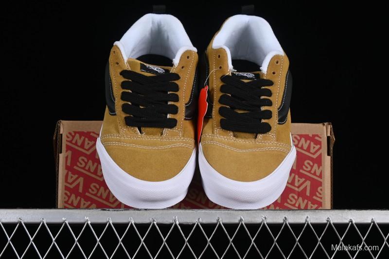 Vans Classics Knu Skool Retro Skate Shoes with Thick Tongue and Oversized Toe - VN0009QC5QJ1