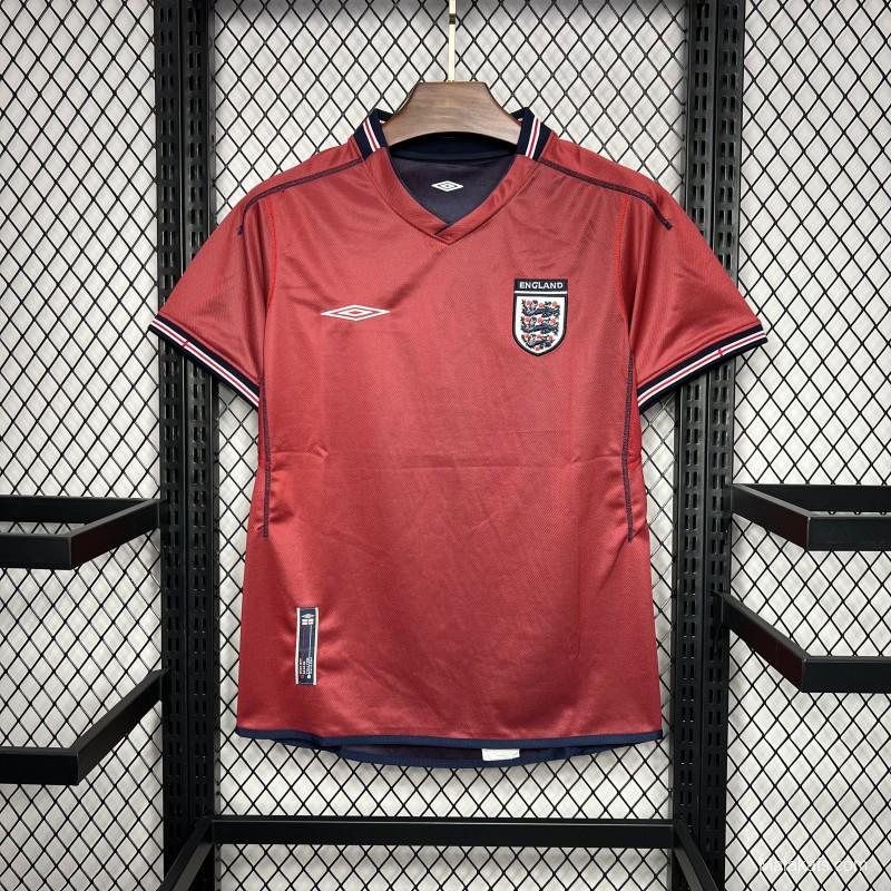 Retro 2002 England Away Jersey