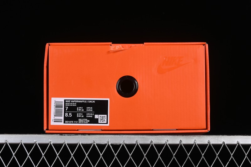Nike Sacai VaporWaffle 3.0 Deconstructed Sneakers with Overlapping Swoosh and Double Tongue - DD1875-101