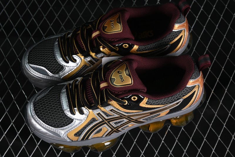 Asics Gel-Quantum Kinetic Retro Casual Sneakers with Thick Sole and Height Increase - 1203A270-021