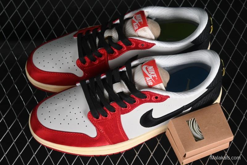 Nike Trophy Room x Jordan 1 Low OG "Away" Casual Sneakers - FN0432-100