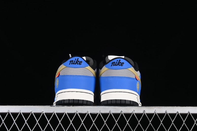 Nike SB Dunk Low Power Rangers Triceratops Colorway Low-Top Casual Skateboarding Shoes - ZZ1998-007