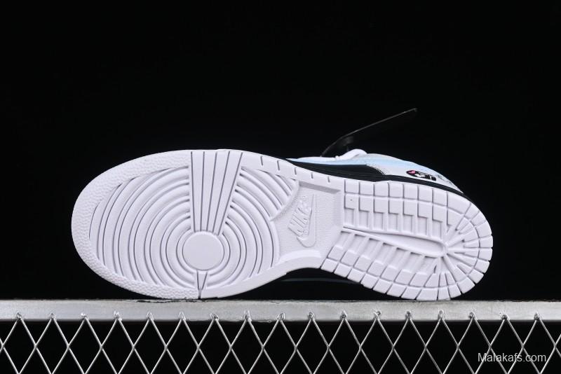 Nike Dunk Low Reverse Panda Graffiti Color SB Lace-Up Low-Top Casual Skate Shoes - FD9064-011