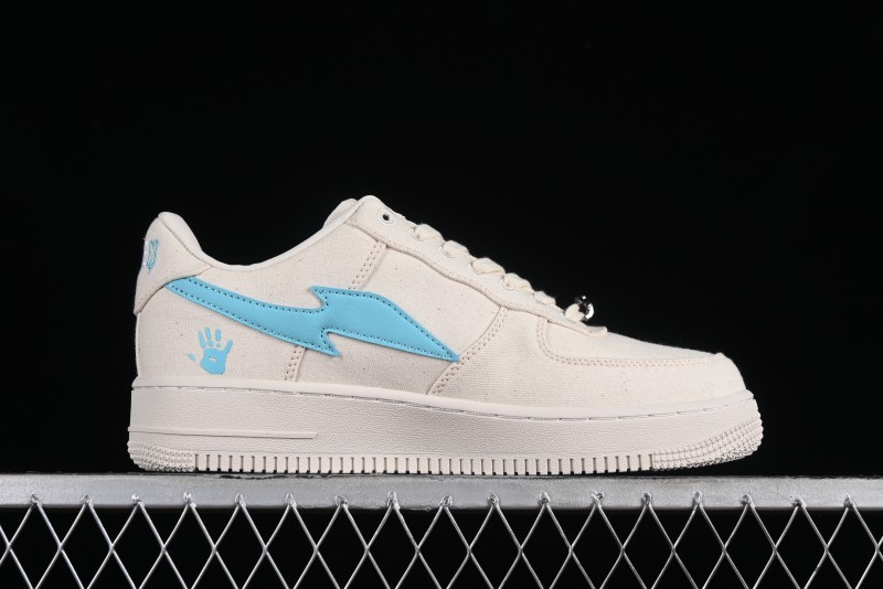 Nike RTFKT x Nike Air Force 1 Low Casual Sneakers with Full-Length Air Cushion - FQ3954-100