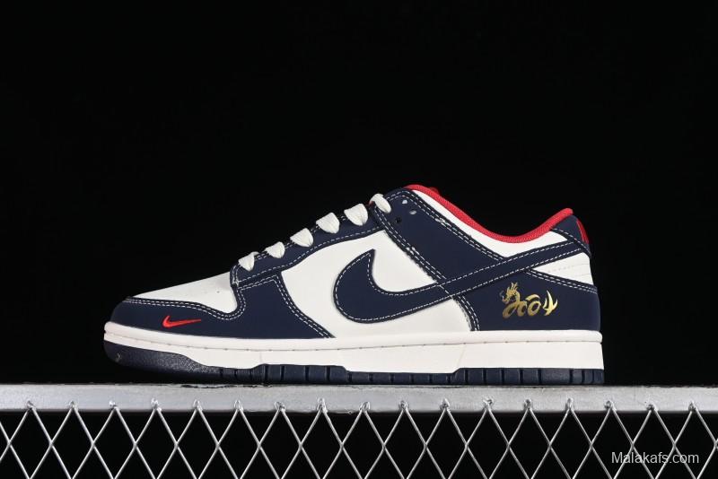 Nike SB Dunk Low Chinese New Year Limited - Black Dragon God Anniversary High-End Custom Low-Top Casual Skate Shoes - XP3802-953