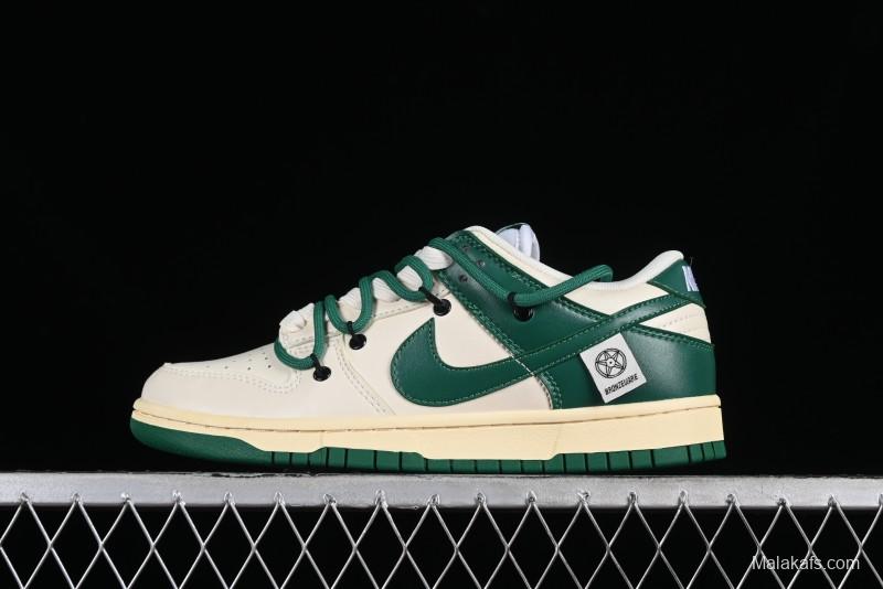 Nike Dunk Low Retro Deconstructed Style with Aged Labels SB Strap Low-Top Casual Sneakers - DD1503-112