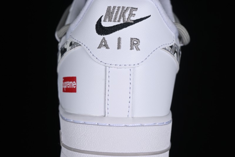 Nike Supreme x Air Force 1'07 Low "Box Logo" Camouflage Print Casual Sneakers - UP1658-595