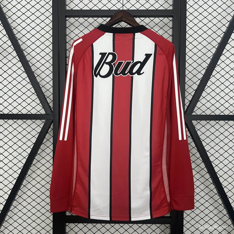 03/04 Retro River Plate Home Long Sleeve Jersey