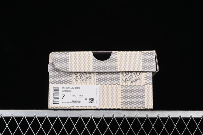 Nike SB Dunk Low LV Collaboration - Denim Patchwork Anniversary High-End Custom Low-Top Casual Sneakers - JH8310-956