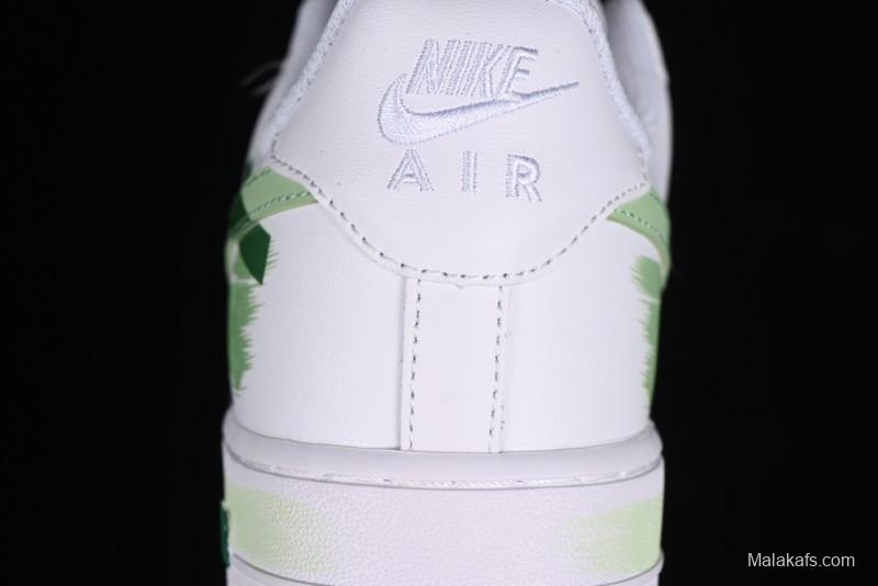 Nike Air Force 1 '07 Low Custom Hand-Painted Anime Theme with Swoosh Shadow and Strap - CW2288-111