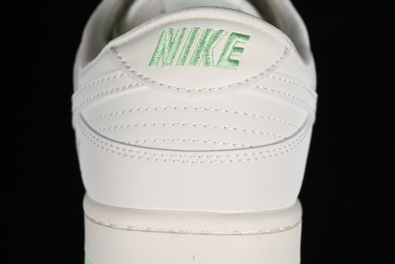Nike SB Dunk Low LV Collaboration - Double Swoosh Fluorescent Green Anniversary High-End Custom Low-Top Casual Skate Shoes - XX2025-321