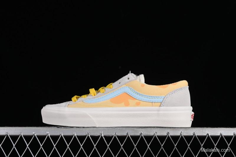 Vans Style 36 Low-Top Casual Sneakers in Cheese & Sea Salt Colorway - VN0A3DZ3OXS