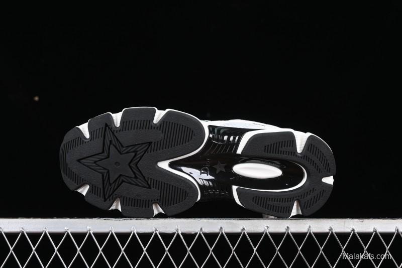 Dior Chrono Round Toe Lace-Up Lifestyle Casual Running Shoes - 59K GREY