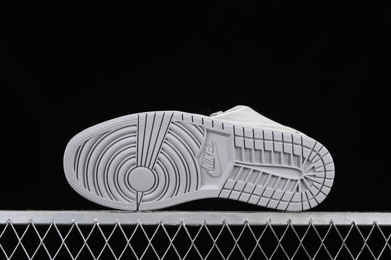 Nike Air Jordan 1 Low BAPE Collaboration - White Grey Basketball Shoes - WG8850-003