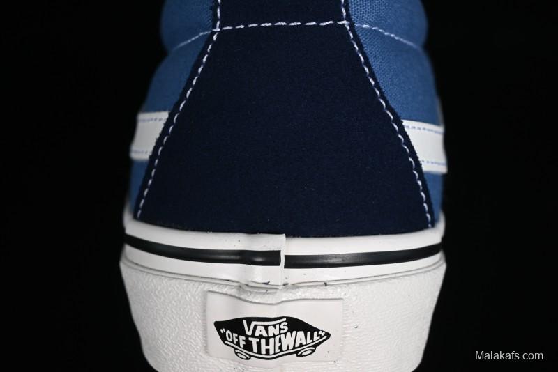 Vans Sk8-Mid Navy Blue Mid-Top Retro Classic Casual Canvas Shoes - VN0A391F5TU