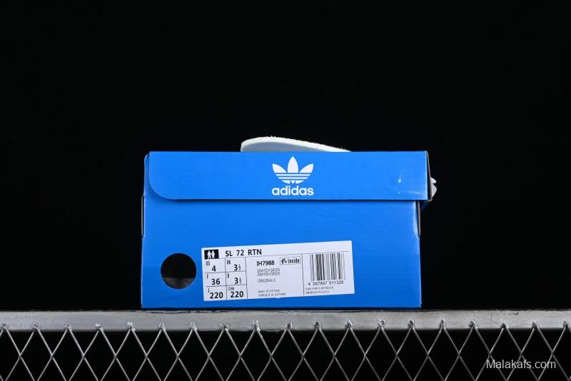 Adidas Originals SL 72 Retro Running Shoes with Ecotex Tongue and EVA Midsole - IH7988