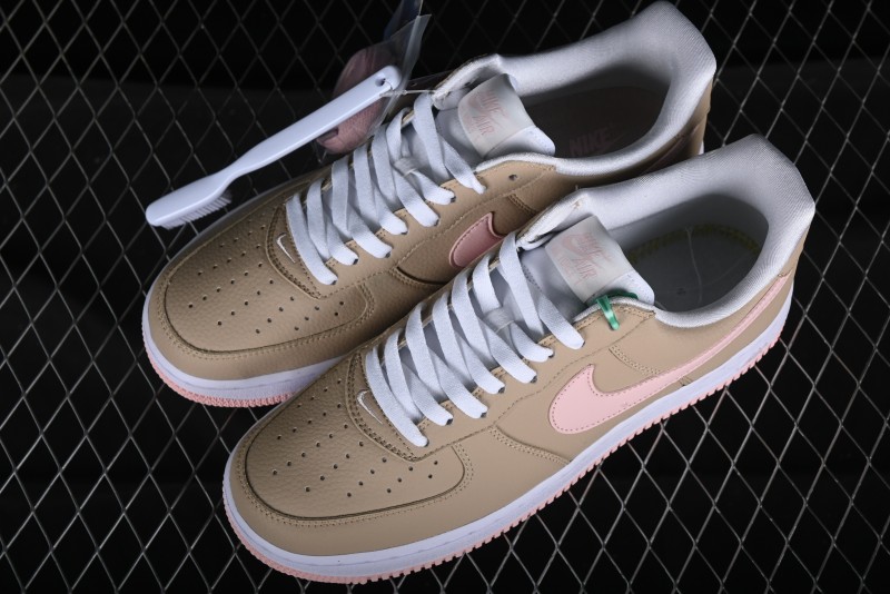 Nike Air Force 1 '07 Low Casual Sneakers with Full-Length Air Cushion - 845053-201