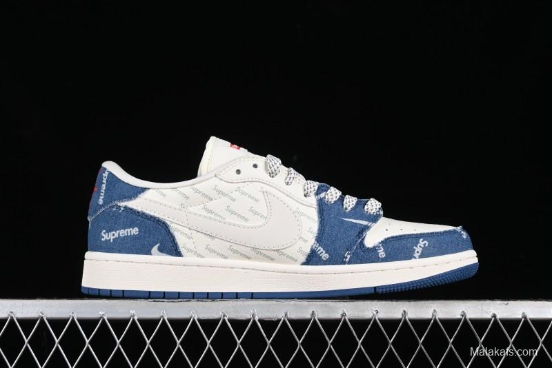 Nike Air Jordan 1 Low OG SP Travis Scott x Fragment Design Collaboration Sneakers - LJ5188-001