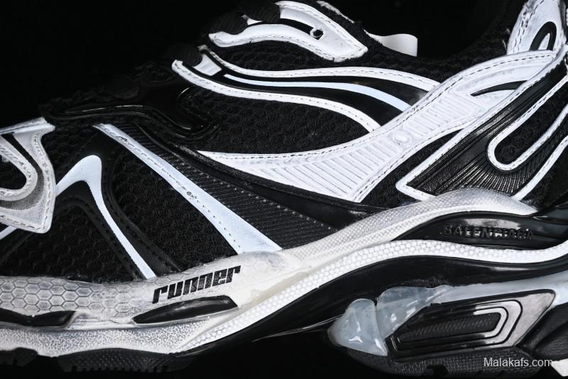 Balenciaga Runner Kith Four Color Retro Casual Shoes - W3RXP0213