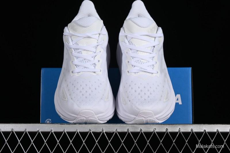 HOKA ONE ONE Bondi 8 Functional Cushioned Running Shoes with Soft EVA Midsole - 1127952 WWH