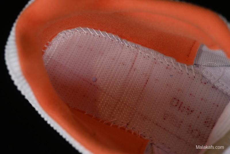 Nike Air Jordan 5 Low Retro Sneakers in White Orange Green Corduroy - CW4204-100