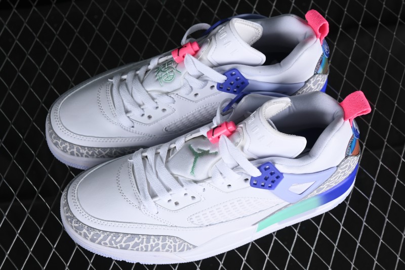 Nike Jordan Spizike Low AJ Hybrid Sneakers with Rainbow Colorway - HF5758-151