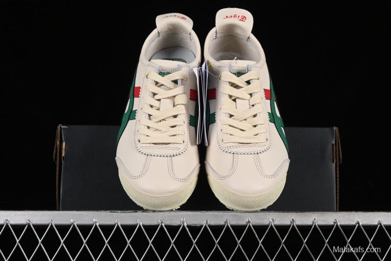 Onitsuka Tiger Mexico 66 Low-Top Leather Sneakers for Casual Running - 1183B511-200