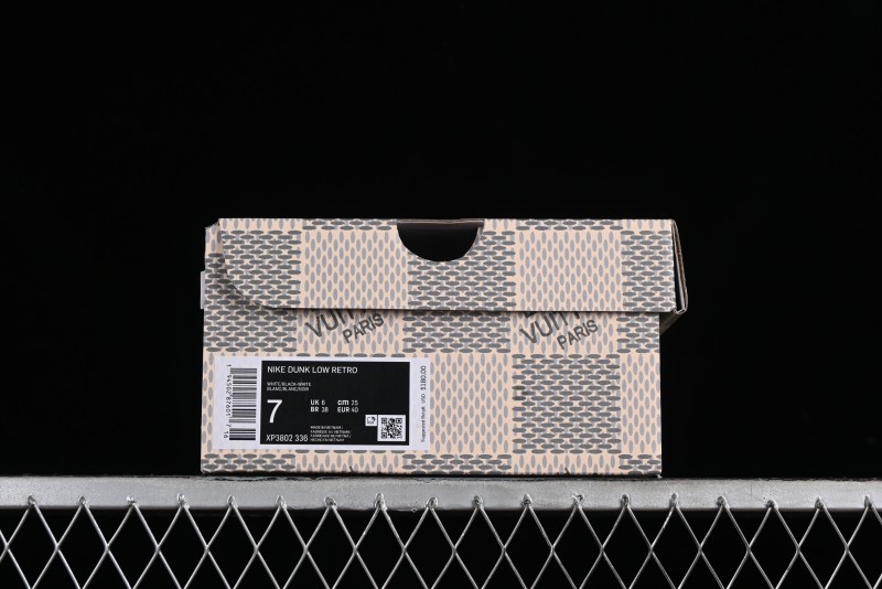 Nike SB Dunk Low LV Collaboration - Light Blue Denim Anniversary High-End Custom Low-Top Casual Skate Shoes - XP3802-336