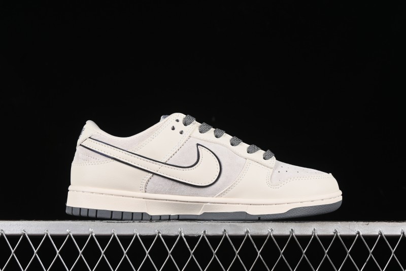 Nike SB Dunk Low The North Face Collaboration - Cement Grey Pig Anniversary High-End Custom Low-Top Casual Skate Shoes - XX2025-326