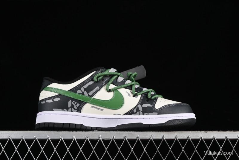 Nike Dunk Low FZBB Mechanical Theme SB Strap Low-Top Casual Sneakers - DD1391-100