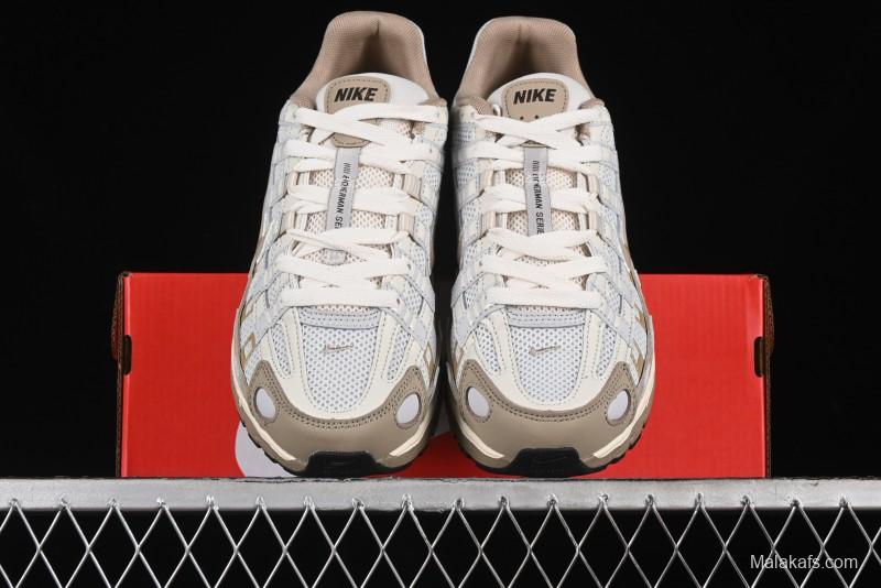 Nike P-6000 Premium Retro Casual Sneakers with Layered Design - FQ8243-025