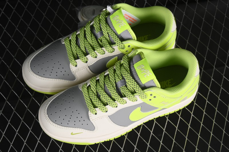 Nike SB Dunk Low BAPE Collaboration - Anniversary Premium Custom Low-Top Casual Sneakers - BB8969-005