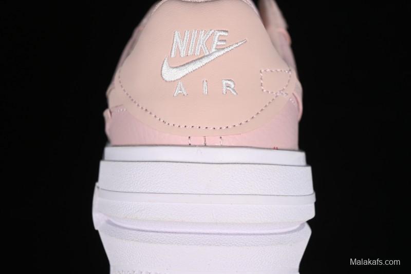 Nike Air Force 1 PLT Low-Top Casual Sneakers with Speed-Inspired Swoosh Design - DJ9946-602